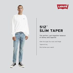 Levi's Jeans 512 Slim Tapered Tailored Size 32 Casual Dolf Sundown #288330956